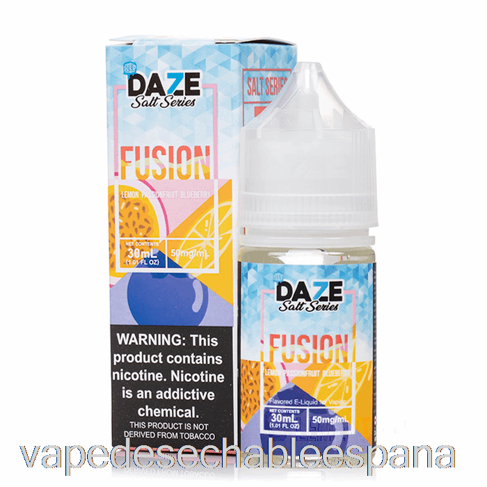 Vape Desechable España Helado De Limón Maracuyá Y Arándano - 7 Daze Fusion Salt - 30ml 50mg